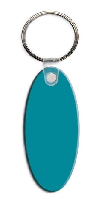 Monarch Sublimation Acrylic Keychain Tag,
Portrait Oval, 3" x 2.5" x .22"